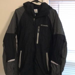 Columbia hard shell snow jacket